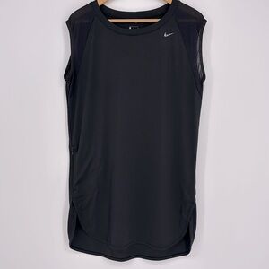 Nike Sleeveless High-Low Dress with Pocket Women’s Size Large in Black
